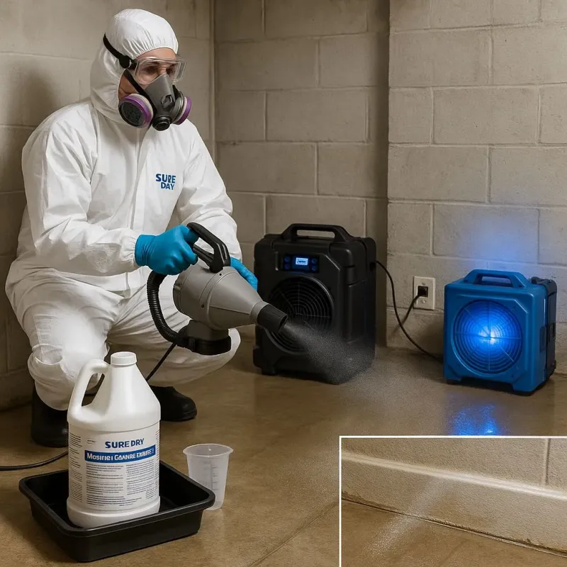 Sanitization and Odor Removal process in Rocky Point, NC