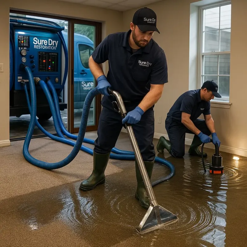 Water Extraction and Removal process in Rocky Point, NC